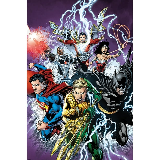 Superman Batman Wonderwoman Giant Wall Art poster Print
